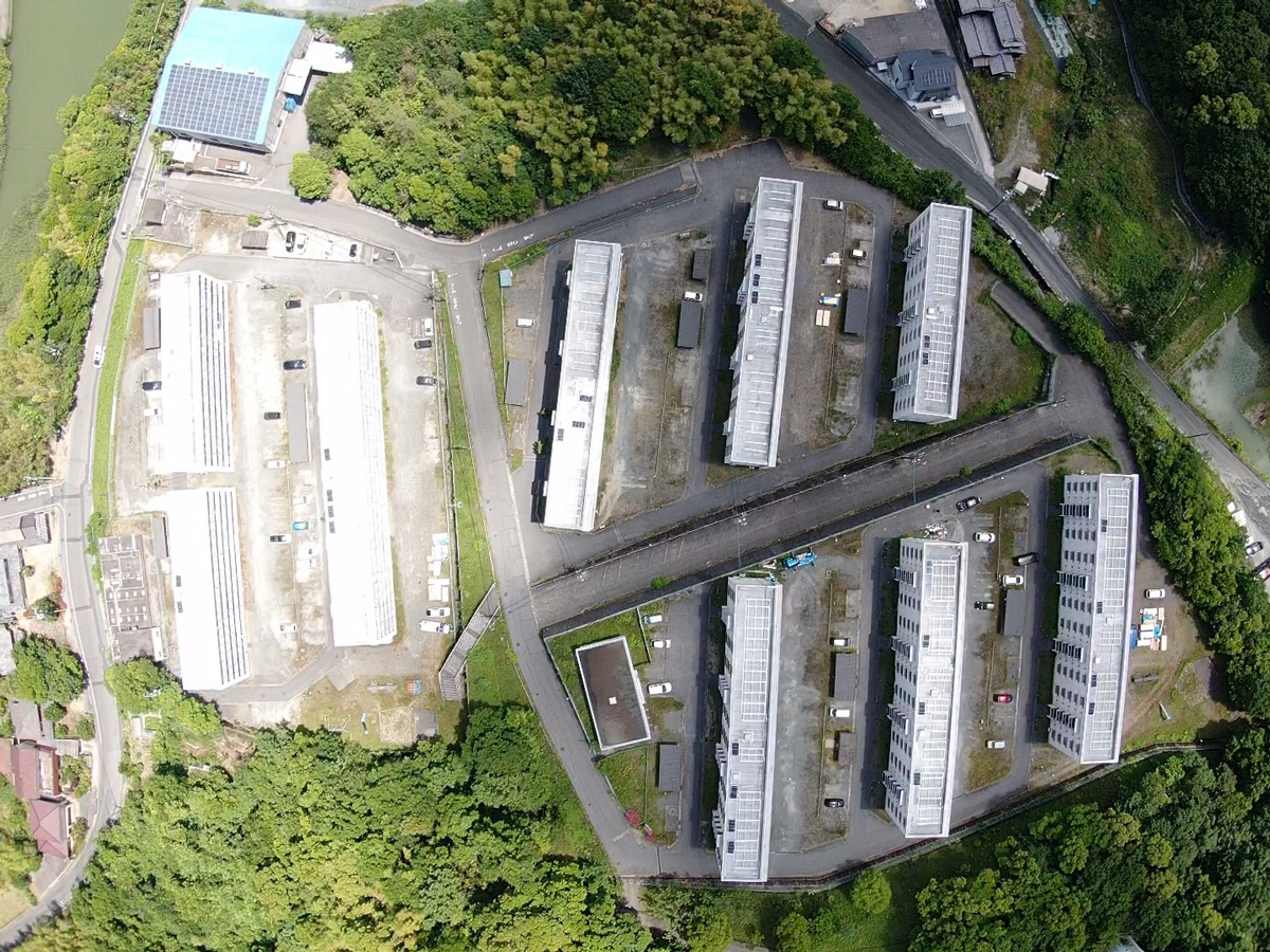 集合住宅屋根上太陽光発電設備設置工事