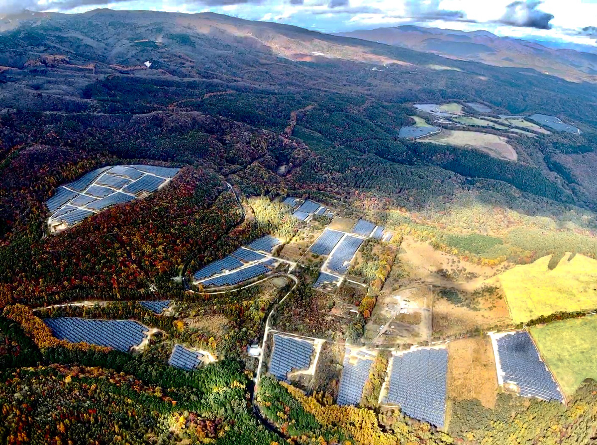 福島県福島市あづま小富士太陽光発電所