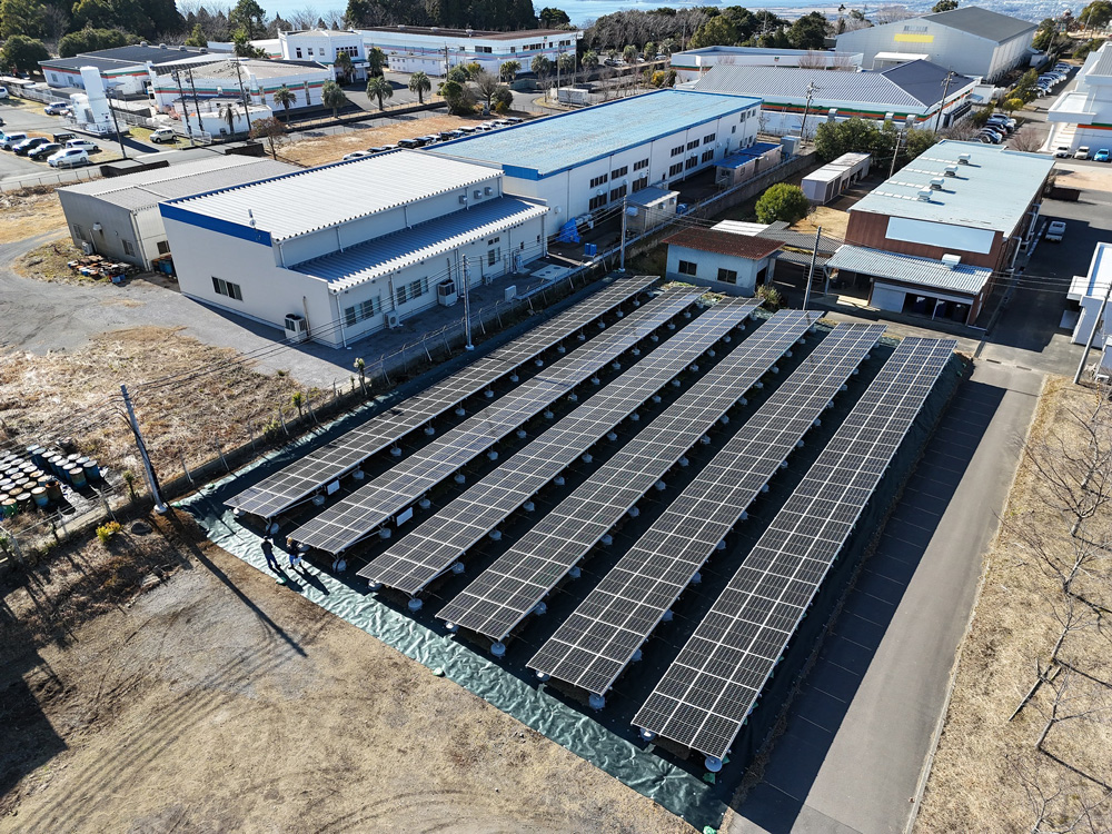 工場内自家消費用太陽光発電所建設工事