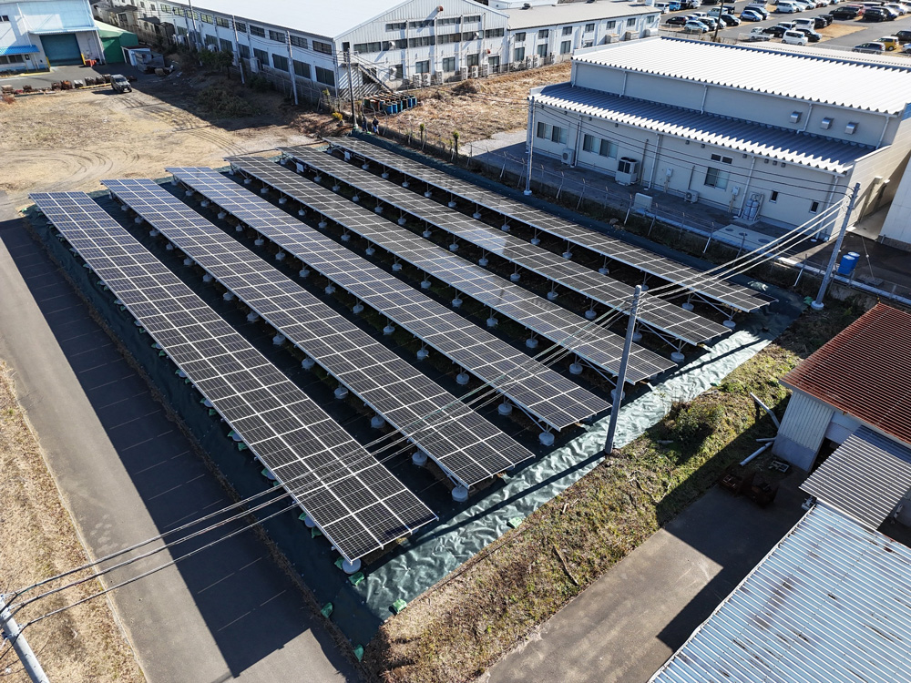 工場内自家消費用太陽光発電所建設工事