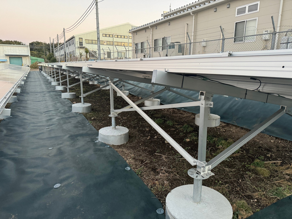 工場内自家消費用太陽光発電所建設工事