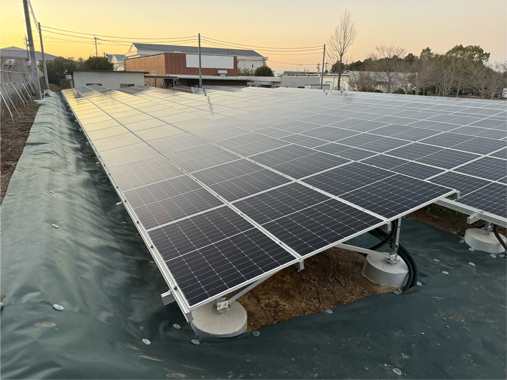 工場内自家消費用太陽光発電所建設工事
