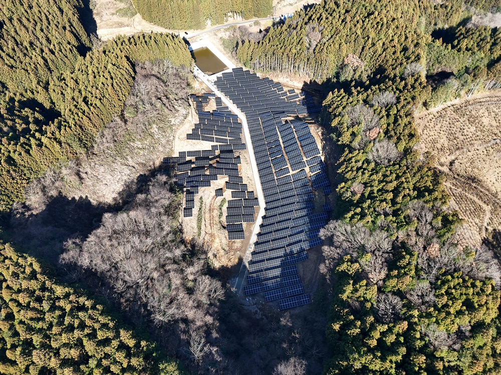 栃木県塩谷町喜佐見太陽光発電所